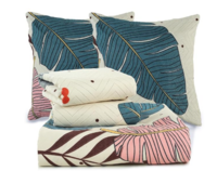 BSB HOME 220 TC 5 Piece Bedding Set with 1 Pc Bedsheet, 2 Pc Quilted Cushion with Zip, 2 Pc Pillow Covers 