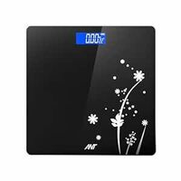 ANT Flora Bud Digital Weighing Scale, Highly Accurate Digital Bathroom Body Scale, Precisely Measures Weight up to 180Kg LCD