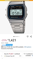 Casio Vintage A-158WA for 1422 + cashback on upi