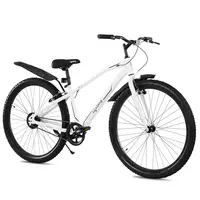 Lifelong Cycle for Men & Women 27.5 T with V-Brake - Single Speed MTB Bike/Bicycle - Rigid Fork - Mountain Bike Ideal for 15 Years + Adults Above Height 5 ft 5 inches (LLBC2706, White)