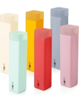 AQUAWARE Plastic Food Grade Fridge Square Water Bottle Gift Set (6 pieces, 1L) | 950 milliliter