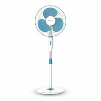 Bajaj Frore Neo 400 MM Oscillating Pedestal Fan For Home | Aerodynamically Balanced BladesBlue