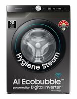 Samsung 8 kg, 5 star, AI Control, Wi-Fi, Fully-Automatic Front Load Washing Machin (WW80T504DAX1TL)