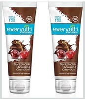 Everyuth Naturals Tan Removal Chocolate&Cherry Scrub|D Tan,Detoxify&Cleanse|Paraben Free|Antioxidant Choco&Multi-Vitamin Cherries|For Oily,Dry,Normal,Combination&Sensitive Skin - 100G (Pack Of 2)