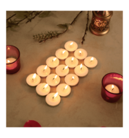 Diacraft Tealight Candles (White)  50 pieces