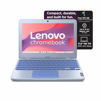 Lenovo Chromebook Intel Celeron N4500 (4GB RAM/64GB /11.6"/Blue/1.21Kg), 82UY0014HA