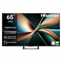 Hisense 65" U7Q Series 4K Ultra HD Smart QLED Mini LED TV 65U7Q (Black)