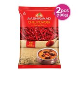 Swiggy Instamart | Aashirvaad Chilli Powder, 200g [100g, Pack or 2], Red Hot Chilli Powder | Pin 302019