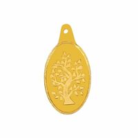 Bangalore Refinery 24k (999) Gold Coin Pendants 1gm