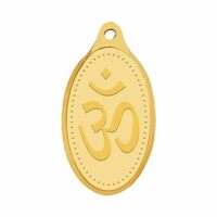 WHP Jewellers 24kt (999) 1 gram OM Yellow Gold Pendant