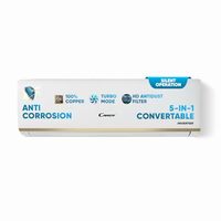 Candy 1 Ton 3 Star Split AC(5 in 1 Convertible,100% Copper,Aqua Clean, Inverter Technology)