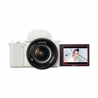 Sony Alpha ZV-E10L 24.2 Mega Pixel Interchangeable-Lens Mirrorless vlog Camera with 16-50 mm Lens, Made for Creators