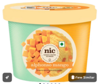 NIC Alphonso Mango Ice Cream Tub (100 Ml)