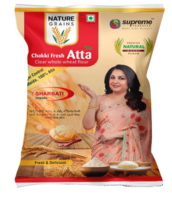 Fresh - NATURE GRAINS Chakki Atta | Traditional Stone-Ground Wheat Flour 5 Kg(location specific)