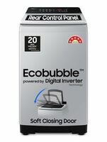Samsung 7 kg, 5 Star, Eco Bubble Technology, Digital Inverter Motor, Soft Closing Door, Fully-Automatic Top Load Washing Machine (WA70BG4441YYTL, Lavender Gray)