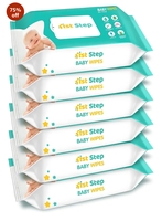1st Step Baby Wet Wipes Enriched With Aloe-Vera And Jojoba Oil (80Pcs, Pack Of 6 480 wipes)