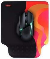 Tizum Gel Mouse Pad | Ergonomic Wrist Support (Black) At Just Rs389