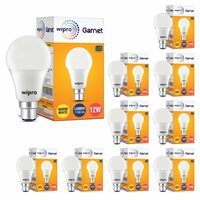 wipro Garnet 12W LED Bulb Pack of 10 