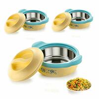 National Kitchenware Plastic National Royal Casserole, Standard, Yellow, 3 Piece