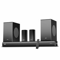 Mivi Superbars Cinematic 900W Premium Dolby Home Theatre System [Newly Launch] with Dual Subwoofers soundbar, 5.2 Channel, EQ & Input Modes, BT v5.3, Sound bar (Installation Included)