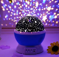 [Apply 2% Coupon] One94Store Star Master Projector Night Light - Romantic LED Sky Projector Lamp with USB Cable - Colorful Rotating Galaxy Light for Bedroom, Kids, and Home Décor (Assorted Color)