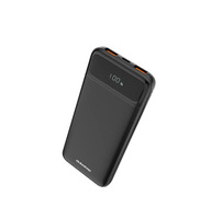  Dubstep Powerblitz X2 Power Bank, 10000mAh, 22.2W, 2 Ports (Black)