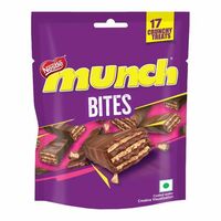 Zepto | Nestle Munch Choco Coated Wafer Bar - Sharebag |  1 pack (17 x 8.7 g) 