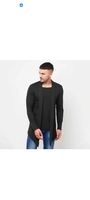 Men Full Sleeve Black Shrug 