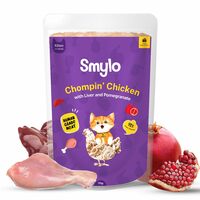 Smylo Natural Healthy Kitten Wet Food (2-12 Months) 70g | Chicken, Liver & Pomegranate | for Healthy Skin & Coat, Supports Digestion | No Preservatives & Grain Free | Vet-Formulated