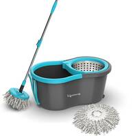 Lifelong LLMOP902 Steel Spin with Trolley Mop Set  (Blue)