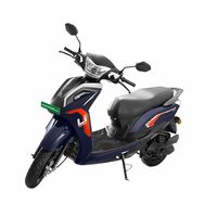 Ampere Powered by Greaves Electric Mobility Magnus Neo Electric Scooter | 80-95 km Real Range (Ocean Blue)