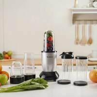 Kreme NUTRIBLEND 500 W Juicer Mixer Grinder (GH NB 5P SLVR | 5 Jars | Silver) @ 1249