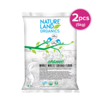 Natureland Organics Whole Wheat Flour 10kg(location specific)