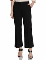 Amazon Brand - Symbol Women's Flared Mid Rise Ankle Length Trouser (Formal Office Wear| Business Casual Pants | Available in Plus Size)