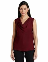 Symbol Premium Women's 'Desk-to-Dinner' Cowl Neck Top (Regular Fit | Stylish)