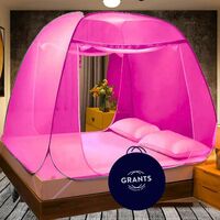  Grants King size bed 6x6 6.5x6.5 7x7 ft Cotton Washable Adults Mosquito Net on Flipkart