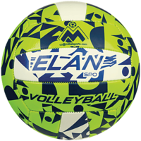Elan SPO Volleyball - White & Green, 7+ Years, L Suitable ForÂ AllÂ Surfaces, 1 pc
