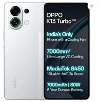 OPPO K13 Turbo 5G (White Knight, 128 GB)  (8 GB RAM)
