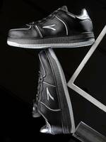 action SNKR 1002 Stylish Comfortable Durable Casual Lace Up Sneakers Sneakers For Men  (Black , 9)