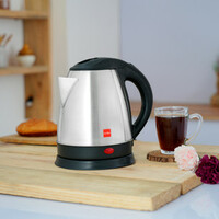 cello Quick Boil - Lifestyle Electric Kettle (1.5 L, Silver & Black)