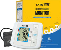 TATA 1mg Blood Pressure Monitor Fully Automatic, Digital BP Monitor T1MG/BP01 Bp Monitor (White)