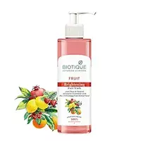 Biotique Fruit Brightening Face Wash, 200ml | Ayurvedic and Organically Pure
