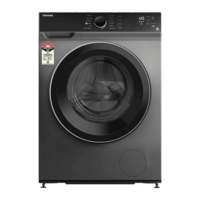TOSHIBA 8 kg 5 Star Inverter Fully Automatic Front Load Washing Machine (TW-BJ90M4-IND(SK), Cyclone Mix Feature, Silver)