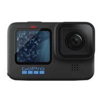 GoPro Hero11 5.3K and 27MP 240 FPS Waterproof Action Camera with Dual LCD Screens (Black)