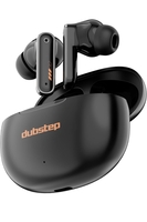 Dubstep Buzz X9 Wireless Earbuds, 60hrs Playtime, 13mm Neodymium Drivers, XBass® Technology, ENC Mics, Type-C Fast Charging (Dark Black)