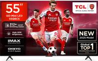 TCL 55Q6CS 139 cm (55 inch) Ultra HD (4K) Mini LED Smart Google TV 2025 Edition with High HDR Brightness (55Q6CS)