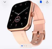 Noise Caliber 3 Go 1.85" Display, Bluetooth Calling Smart Watch, 10 Days Battery (Rose Pink)
