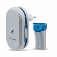 Anchor by Panasonic Wireless Doorbell | 45 Melodies Calling Bell for Home, Office with 120 Meter Operating Range | Door Bell for home (22720)