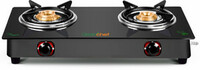 Greenchef Ebony Glass Manual Gas Stove (2 Burners)