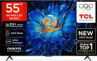 TCL C6KS 139 cm (55 inch) Ultra HD (4K) Mini LED Smart Google TV 2025 Edition with High HDR Brightness | 312+ Dimming Zones | AiPQ Processor | 40 W Dolby Atmos | ONKYO 2.1 Hi-Fi System (55C6KS)